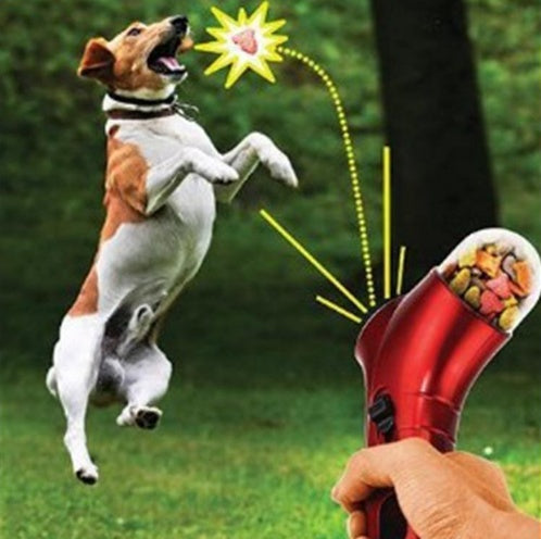 Interactive Dog Food Catapult Feeder - Fun & Functional