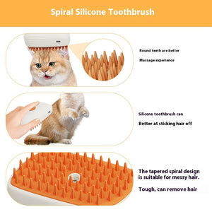 Rechargeable Pet Steam Brush