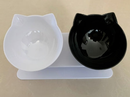 Transparent Inclined Food Bowl