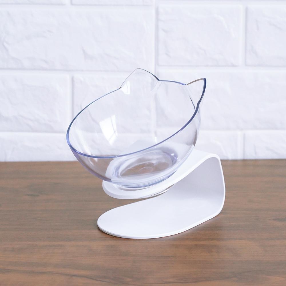 Transparent Inclined Food Bowl