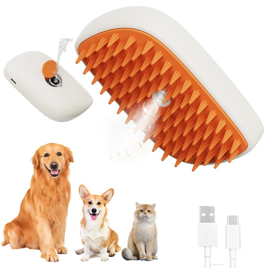 Rechargeable Pet Steam Brush