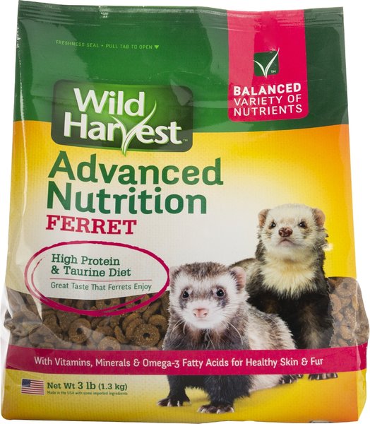 Wild Harvest Advanced Nutrition Diet For Ferrets, 3-Pound