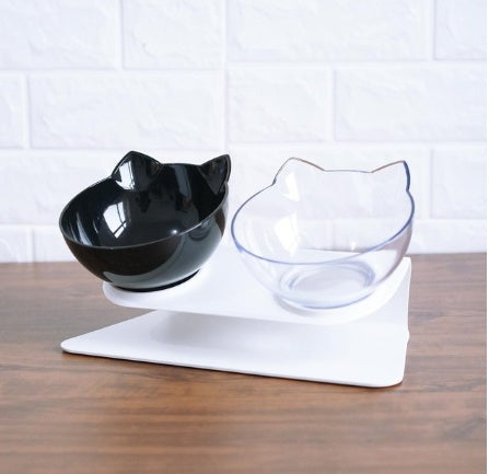 Transparent Inclined Food Bowl