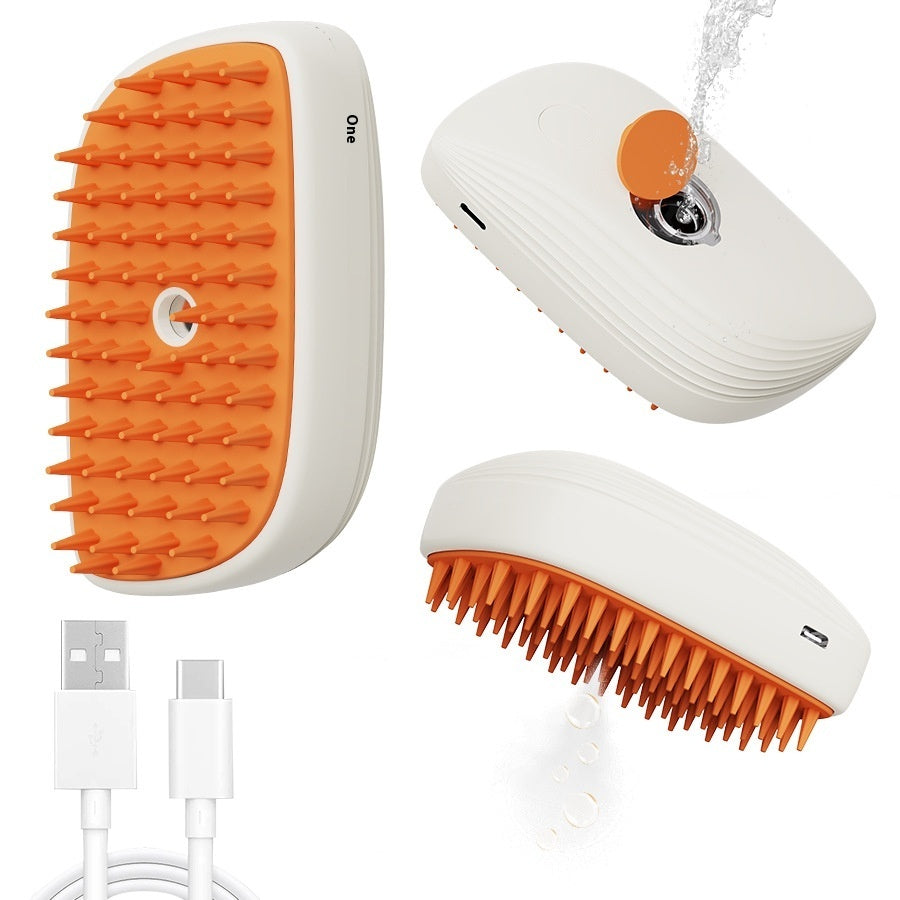 Rechargeable Pet Steam Brush