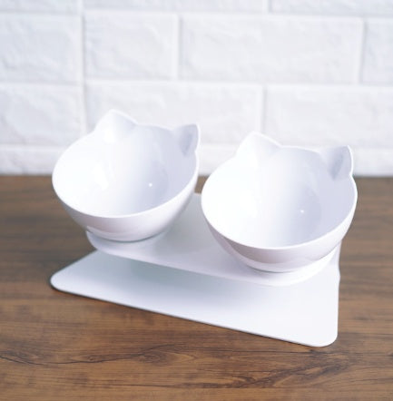 Transparent Inclined Food Bowl