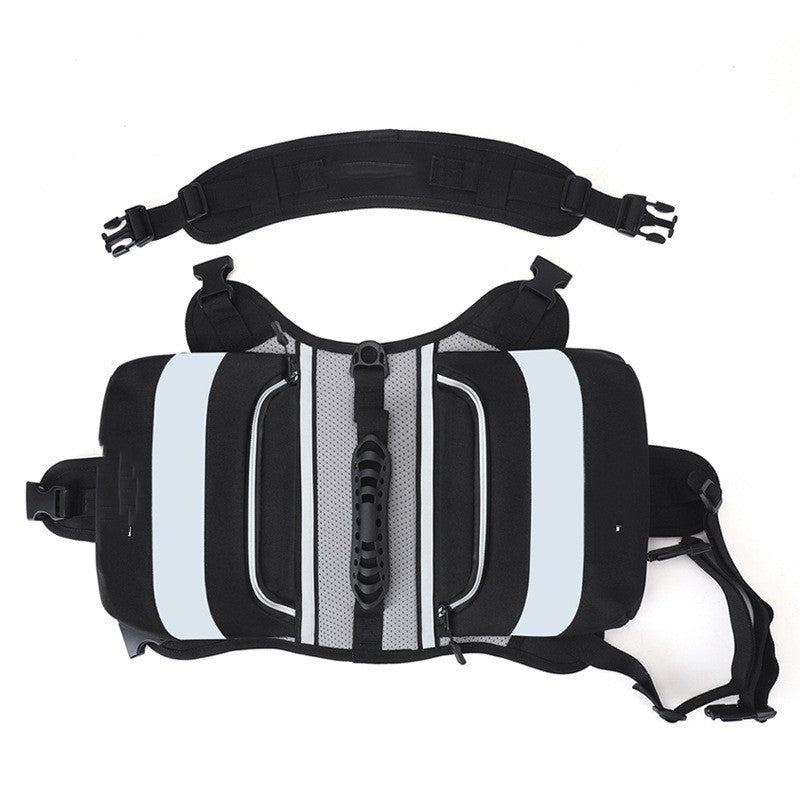 Dog Backpack Harness with Poop Bag Dispenser