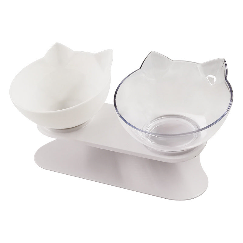 Transparent Inclined Food Bowl